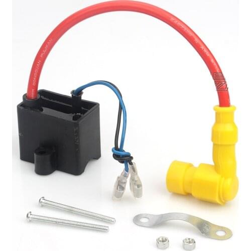 1 Set High Performance Motorcycle Engine Coil-Magneto CDI Ignition Coil For 49cc 60cc 80cc Two stroke Mini Moto Scooter Moped