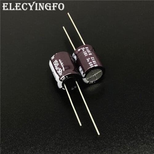 10pcs/100pcs 150uF 50V150uf NICHICON PW Series 10x13mm Low Impedance Long Life 50V150uF Aluminum Electrolytic capacitor