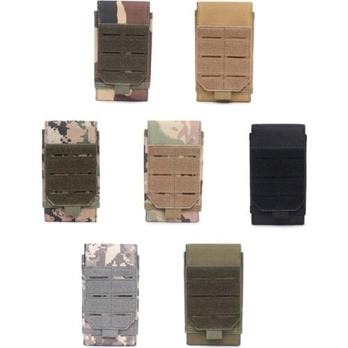 600D EDC Molle Pouch Outdoor Mobile Phone Waist Bag Vest Pack Cellphone Holder