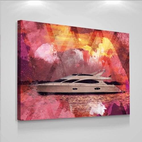 Abstract Sail Poster Wall Art Yacht Canvas Painting Decor Motivational Success Prints Ocean Boat Pictures For Living Room Decor