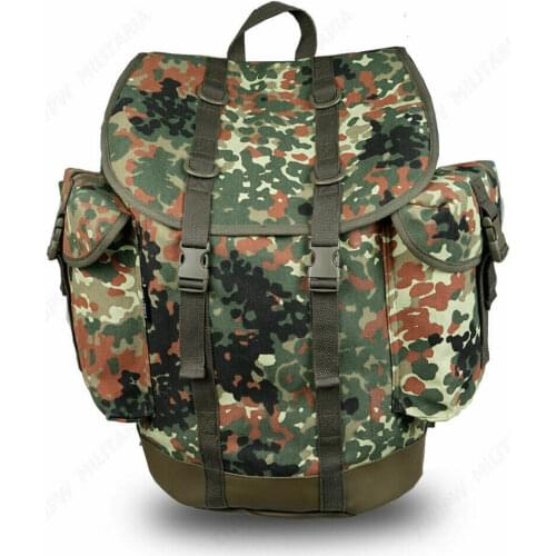 COLD WAR WEST GERMANY CAMOUFLAGE PEA DOT 44 CANVAS RUCKSACK BACKPACK COMBAT GEAR World military Store