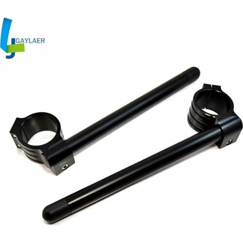 Cafe Racer Motorcycle CNC 43MM Clip On Ons Fork Handlebars Handle Bar for Honda CBR600F4/F4i XR600 CBR1100XX VFR800 VTEC