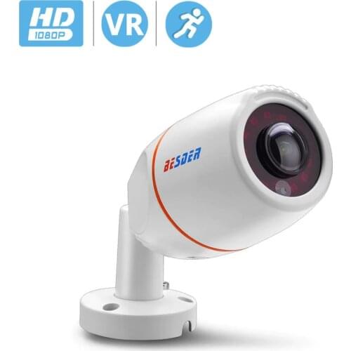 BESDER DC12V/POE48V 1080P Fisheye VR IP Camera Panoramic 180 Electronic PTZ Onvif Email Alarm P2P Security CCTV Outdoor Camera