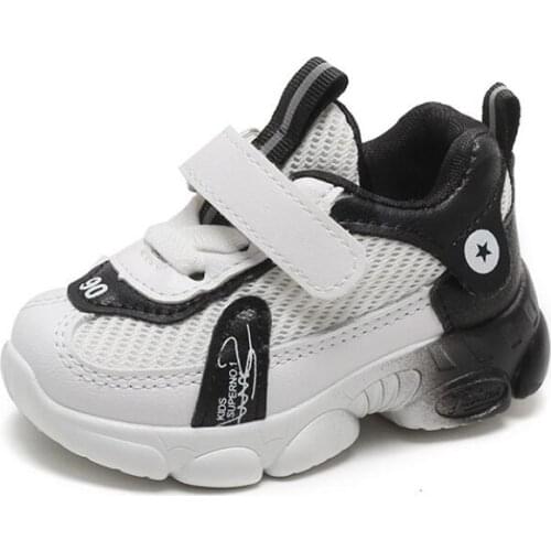 2021 New Spring Kids Shoes Breathable Boys Girls Sport Shoes Children Casual Sneakers Baby Running Shoes Mesh Canvas Shoes