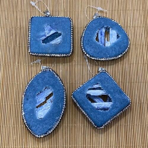 Square Diamond Resin Crystal Pendant Fashion Jewelry Pendant Used for DIY Jewelry Making Necklace Bracelet Size 40-70mm