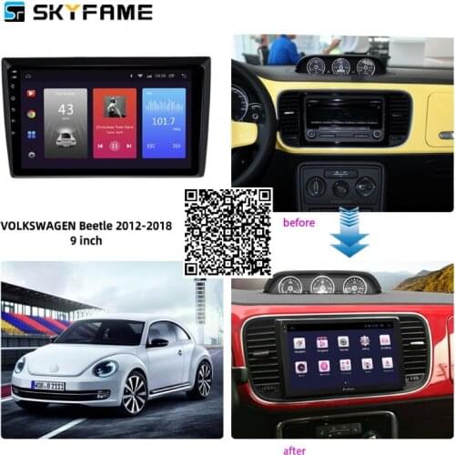 SKYFAME Car Radio Stereo For VW Beetle 2012-2019 Android Multimedia System GPS Navigation DVD Player