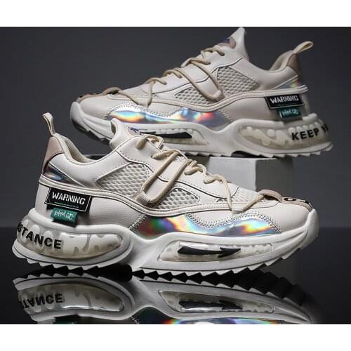 2020 Hot Sale Four Seasons Running Shoes Men Lace-up Athletic Trainers Zapatillas Sports Shoes Men Outdoor Walking Sneakers