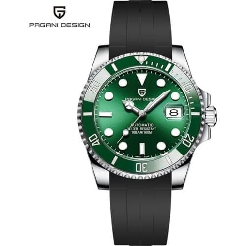 2021 PAGANI Design New Watch Mens Automatic Mechanical Watch Stainless Steel Waterproof Sapphire NH35 Luxury Relogio Masculino