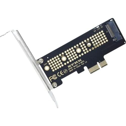 NVMe PCIe M.2 SSD TO PCIE 3.0 X1 X4 Adapter M Key Interface Card Support PCI Express 3.0 2230 2242 2260 2280 Size M.2 NVME SSD