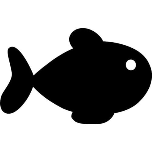 Simple Fish Fashion Car Styling Decor Car Sticker Vinyl Decal Motorcycle sticker