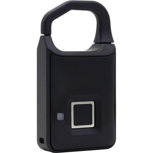 Anti-Theft Smart Fingerprint Lock/Padlock IP65 Waterproof USB Charge Super Long Standby Electronic Padlock For Door Cabinet etc