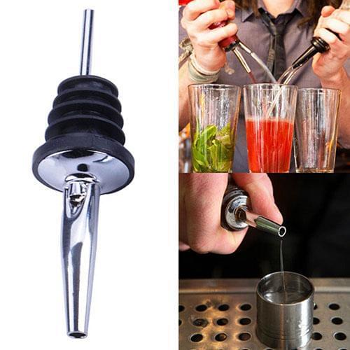 Stainless Steel Liquor Spirit Pourer Flow Wine Bottle Pour Spout Stopper Barware Wine Accessories Bar Accessories Wine Pourer