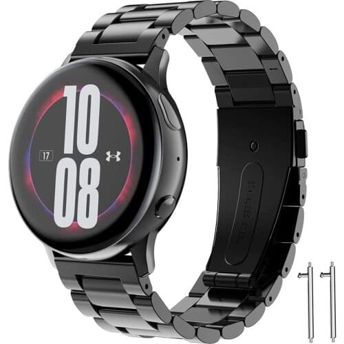 Stainless steel watchband for Samsung galaxy watch 46mm 42mm active 2 gear S3 amazfit 20mm/22mm Huawei watch gt2/2e/pro strap
