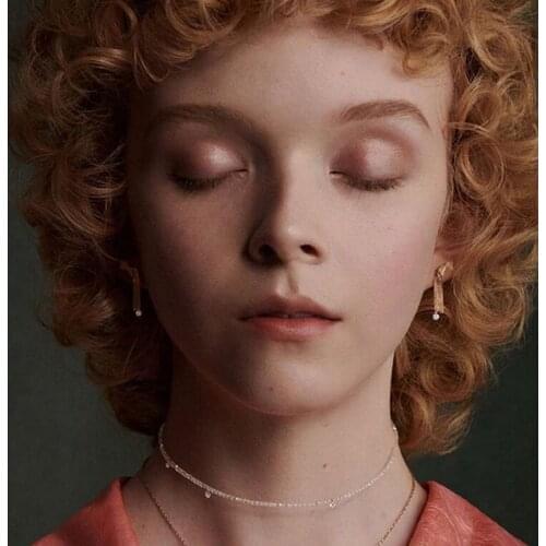 Amorita European vintage elegant bow Stud Earrings