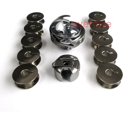 Rotary Hook +Bobbin Case+10 Bobbins 204325 For Durkopp Adler 203 204 205