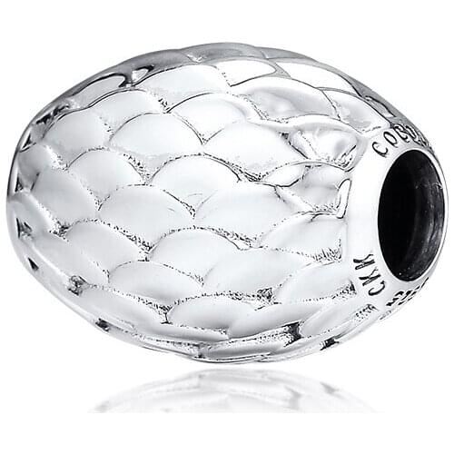 Black Leather Dragon Egg Necklaces 100% 925 Sterling Silver Jewelry Free Shipping