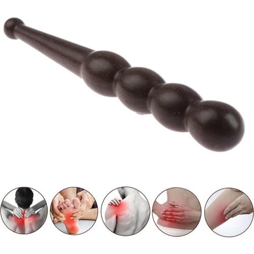1PC Long Wood Stick Wooden Tools Acupoint Massage Spa Foot Hand Reflexology Body Hand Wood Massage Tools
