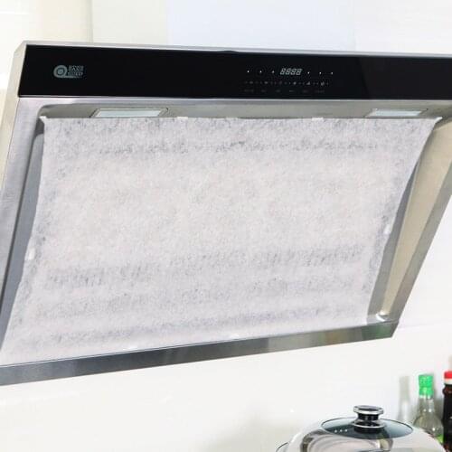 10PCS/Bag NEW Range Hood Oil-absorbing Cotton Non-woven Filter Paper Kitchen High Temperature Oil-Absorbing Paper