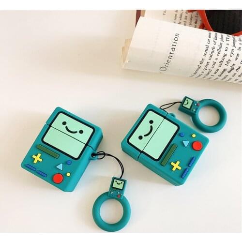 3D Cartoon BMO Silicone Case for AirPods Pro 2 1 Protective Bluetooth Earphone Case Cover For AirPods 2 1 Charging Box Cover
