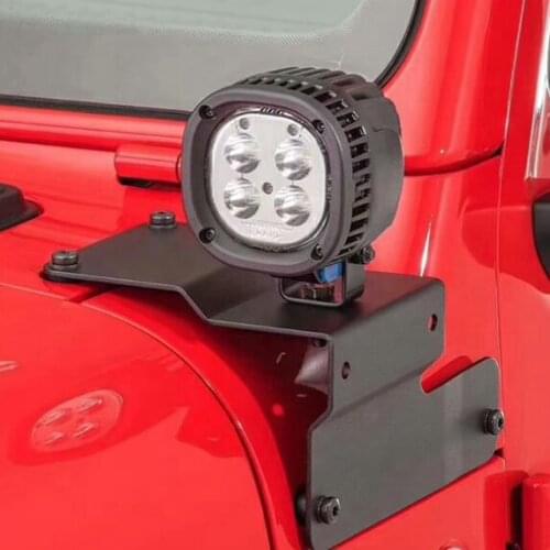 A-Pillar Mount LED Light Bracket for Wrangler JL 2017-2021 factory without light