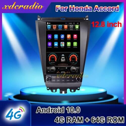 Xdcradio 12.8" Android 10.0 For Honda Accord Car Radio Automotivo Car DVD Multimedia Player Auto GPS Navigation Stereo 2004-2007