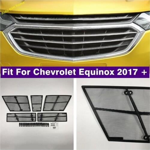 Car Grille Insect Screening Mesh Front Grille Protection Net Cover Trim Fit For Chevrolet Equinox 2017 - 2021 Auto Accessories