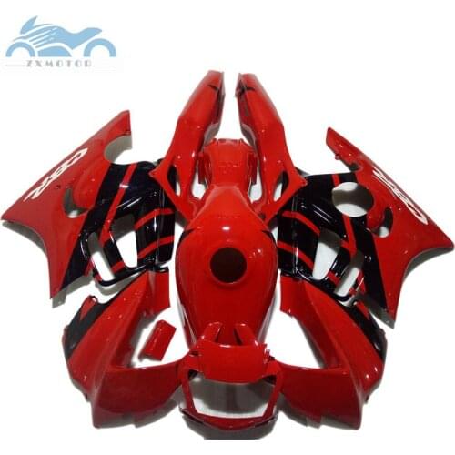 Free Custom Motorcycle parts for HONDA CBR 600 F3 fairings 1997 1998 CBR600F3 97 98 black red CBR600F road fairing kit O2