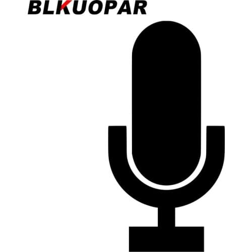 BLKUOPAR for Sound Karaoke Stage Equipment Car Stickers Sunscreen Creative Decals Helmet Skateboard Decor Car Styling