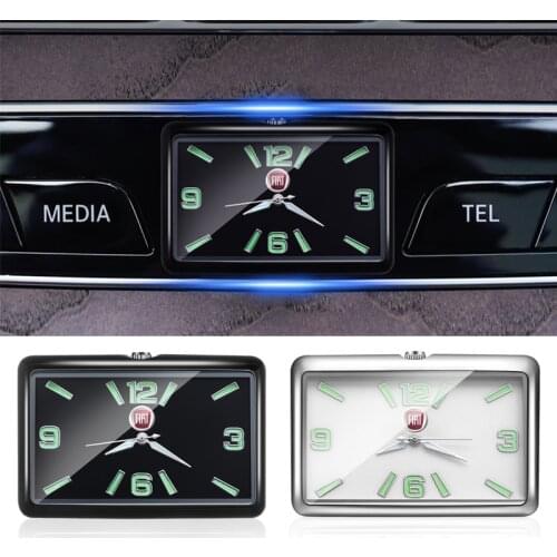 Car clock style Watch Automobiles sticker Watch decoration Accessories For Fiat Panda Bravo Punto Linea Croma 595 Boyue Feiyue