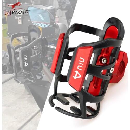 For NIU M1 M+ N1S NGT N1 U1 U+ US U+a U+b UQI Hot Deals Motorcycle Accessories Holder CNC Aluminum Beverage Water Bottle Cage