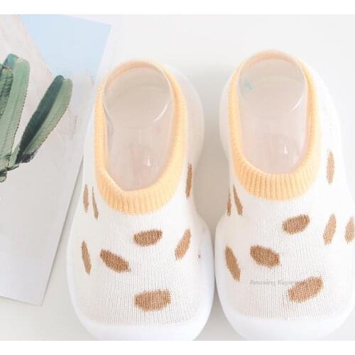 New Baby Kids First Walkers Sock Shoes Breathable Infant Toddler Shoes Casual Girl Boy Cartoon Soft Comfortable Non-slip Shoes