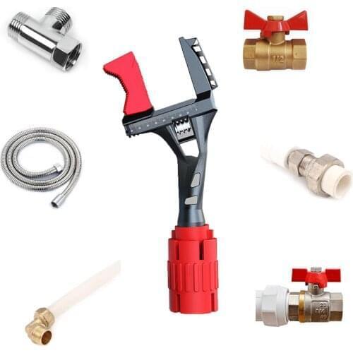 Bathroom Wrench Adjustable Plumber Wrench For Washbasin Tube Multifunctional Installation And Maintenance Of Water Pipe Faucet