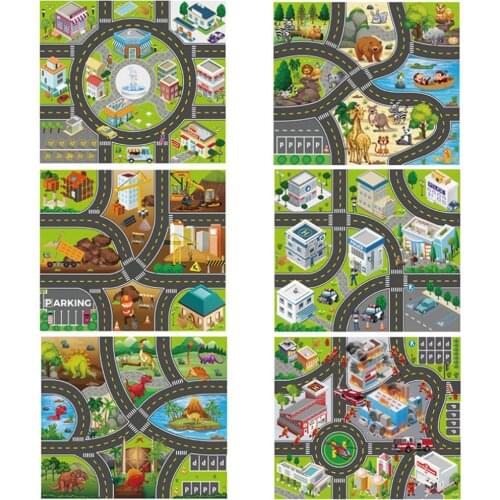 Childrens Parent-child Crawling Game Mat Foldable Kids Play Outdoor Activity Mat Baby Children Crawl Playmat Waterproof Mat
