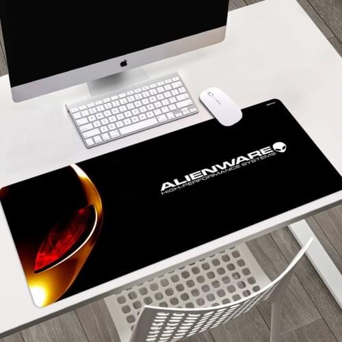 Alienware Logo Pad Mouse Xxl Mat Computer Mause Gamer Keyboard Large Mousepad Carpet Accessories Gaming Hot PC Cabinet Pads