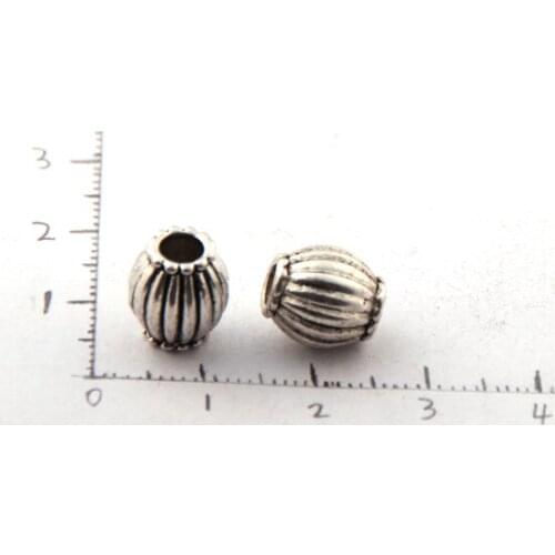 MOODPC Free shipping alloy round lantern beads charm for DIY jewelry metal beads charm