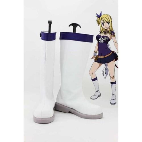 New Anime Fairy Tail Lucy Heartphilia Cosplay Shoes Boots