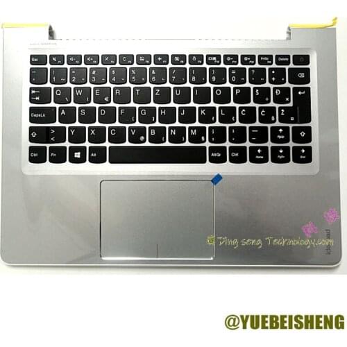 New For Lenovo Ideapad 510S-13 510S-13IKB ISK 310S-13 310S-13isk palmrest Serbia keyboard upper cover Touchpad,5CB0L45331