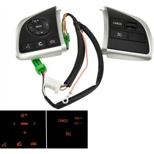 For Mitsubishi Mirage 2012-2016 Cruise Control Switch Steering Wheel Control Switch Button Audio Volume Switch