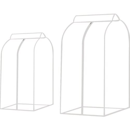 Hanging Garment Bag Clear Window Wardrobe Closet Clothes Storage Pouch Case Organizer Coat Suit Dust Cover Protector Y1QB