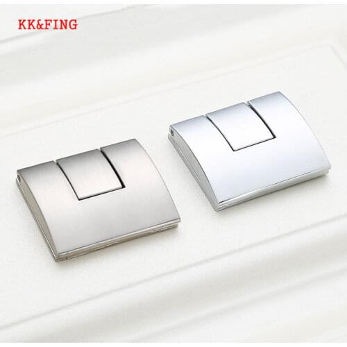 KK&FING Modern Turn up Zinc Alloy Door Handles Cabinet Drawer Knobs Kitchen Cupboard Handle With Screws For Furniture Hardware