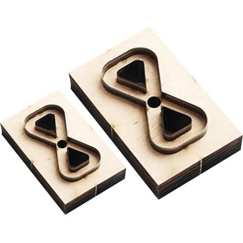 Professional Metal Double-Sided PVC Cutting Mold Mold DIY Wooden Die Cutting Leather Mold For DIY Art Crafts Fabric Accessory