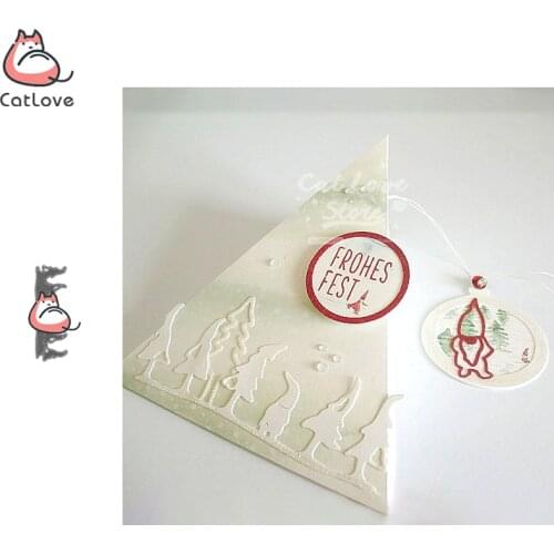 Christmas Elfin Series Metal Cutting Dies Scrapbooking Stencil Die Cuts Card Making Decorative Craft Embossing New Dies For 2019