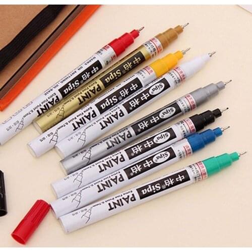 Car Wheel Tire Paint Pen Marker Oily Pen Graffiti Touch Scratch Environmental Automobile Painting Repair Pen