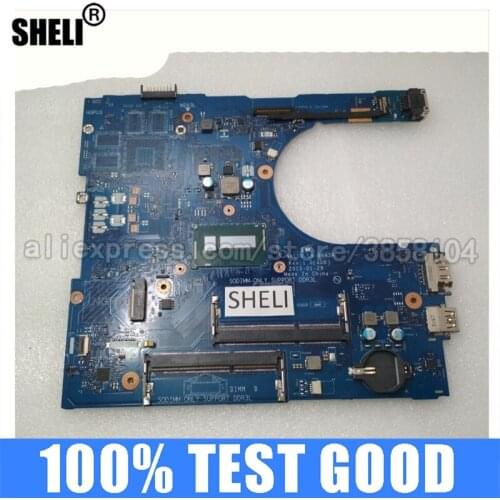SHELI with I5-5250U Processor for Dell Inspiron 15 5458 5558 5758 Motherboard DDR3 Intel Integrated