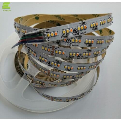 Tri-tone light LED Strip Light DC 24V 252 pcs led/m 2216 SMD LED 1800K 4000K 6500K High Brightness led flexible light strip