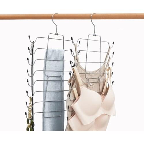 Home Hanger Space Saving Hangers Closet Organizer for Tank Top Bra Pajamas Strappy Dress Bathing Suit Hangers For Clothes