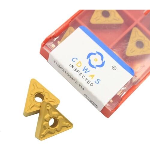 High quality TNMG160412 TM PC4025 Carbide insert milling turning tool Lathe tool Turning insert for machining steel parts