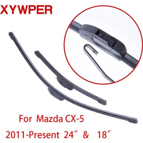 XYWPER Car Wiper Blades for Mazda CX-5 2011 2012 2013 2014 2015 2016 24"&18"Car Accessories Soft Rubber Car Windshield Wipers