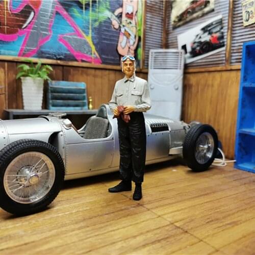 CMC F1 Race Racer 1/18 Scale Models Scene Simulation Static Mini Resin Dolls Model Collection Display Vehicle Accessory Souvenir