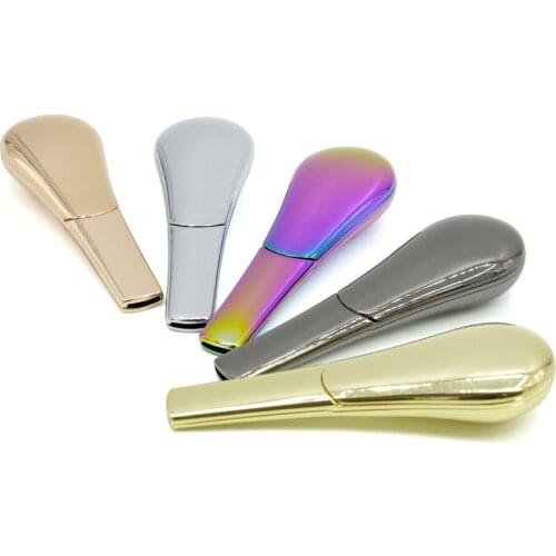 1 pcs New Creative Spoon Smoking Pipe Portable Metal Herb Accessories With Magnets Gift Box Packing Hidden Hookah Tobacco Pipe